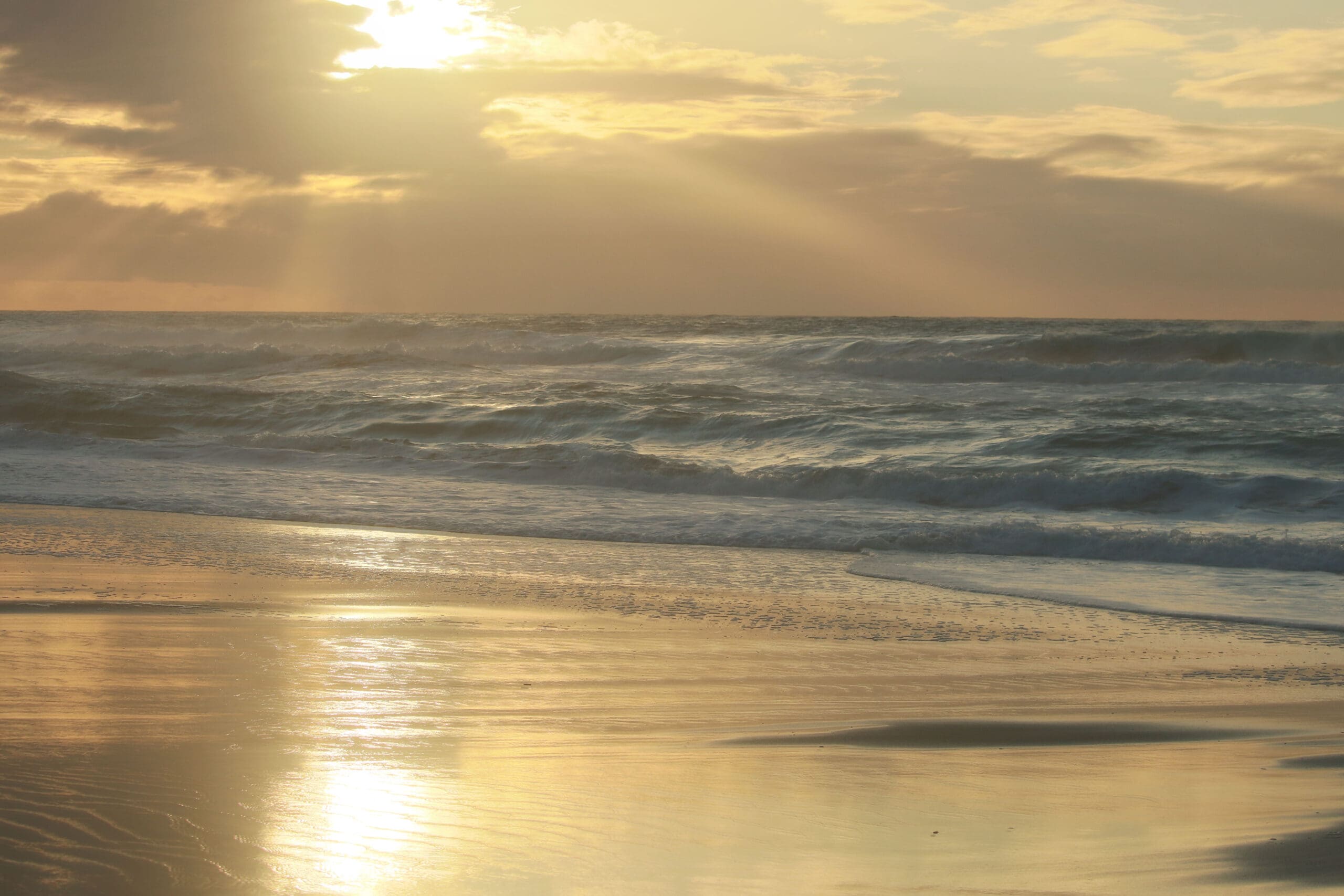 After the storm on a Oregon Beach.